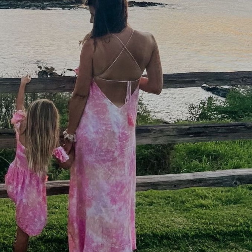 Tiare Hawaii NWT Day Dream Maxi Dress never worn pink - Picture 3 of 7